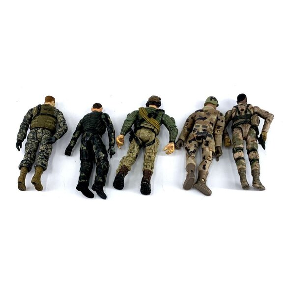 Blue Box Toys BBi Elite Force Military Action Figure 4" Tall 2007 Lot of 4 - Picture 5 of 8